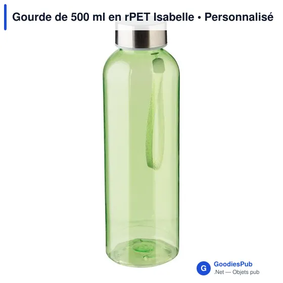 Gourde de 500 ml en rPET Isabelle - Image 3