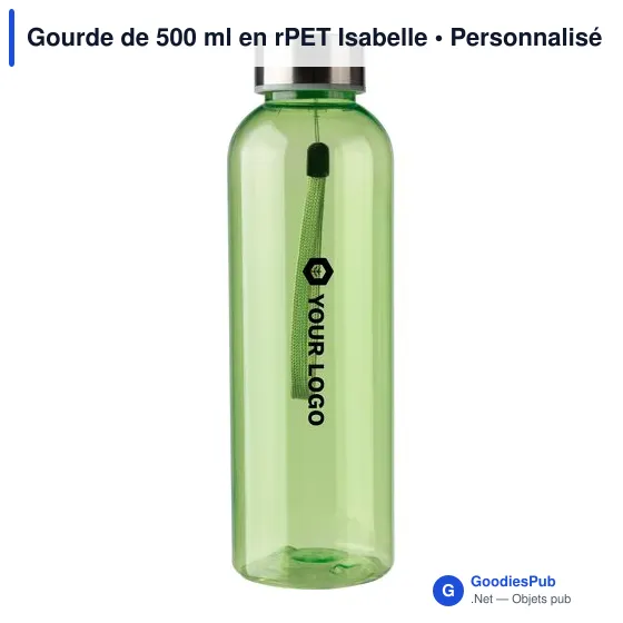 Gourde de 500 ml en rPET Isabelle - Image 5