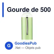 Gourde de 500 ml en rPET Isabelle - Miniature 9