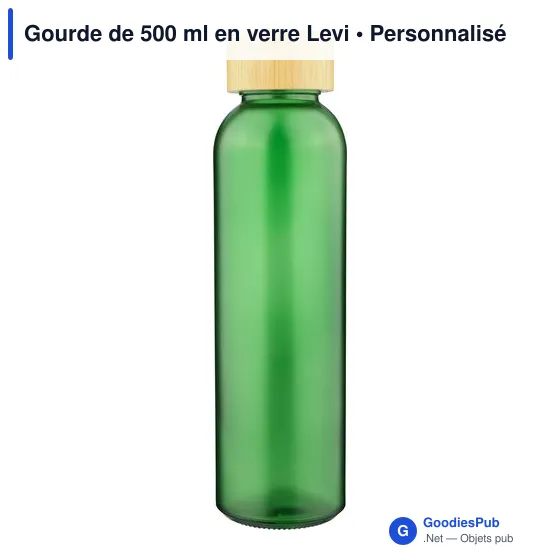 Gourde de 500 ml en verre Levi - Image 12