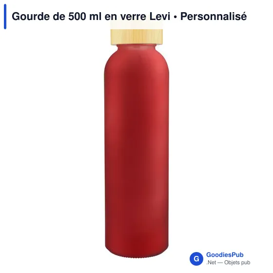 Gourde de 500 ml en verre Levi - Image 23