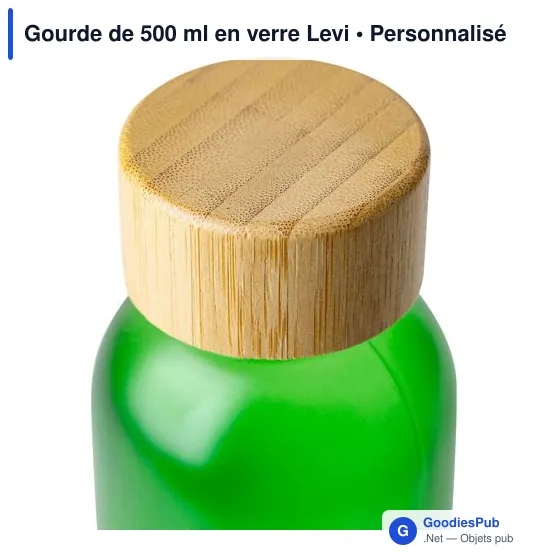 Gourde de 500 ml en verre Levi - Image 30