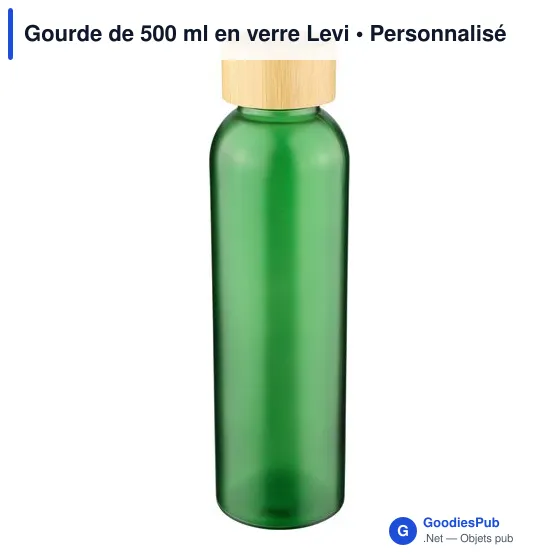 Gourde de 500 ml en verre Levi - Image 35