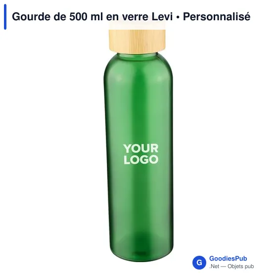 Gourde de 500 ml en verre Levi - Image 36