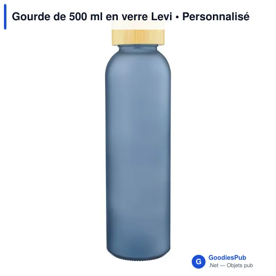 Gourde de 500 ml en verre Levi - Image 45