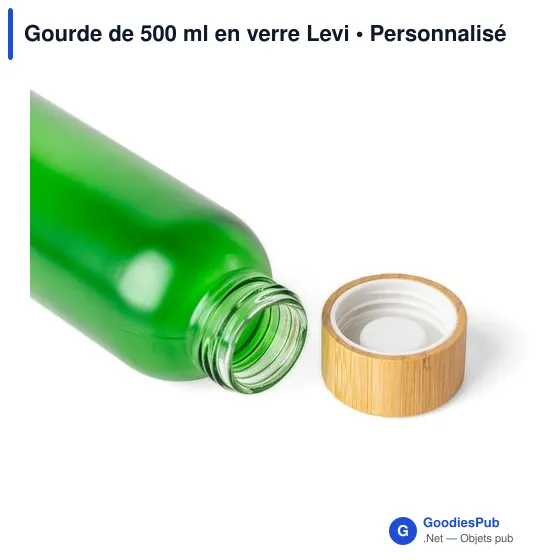 Gourde de 500 ml en verre Levi - Image 7