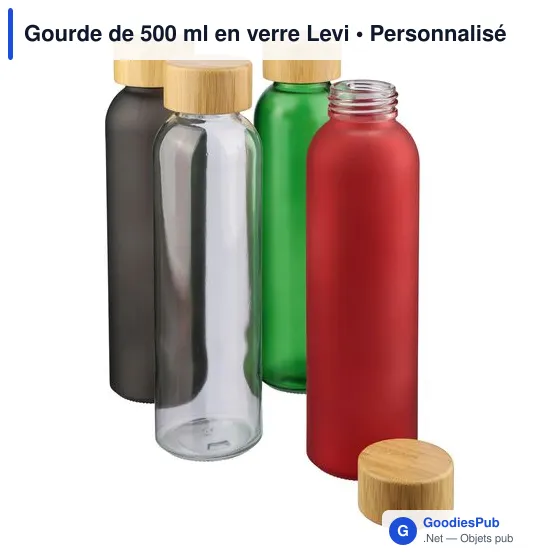 Gourde de 500 ml en verre Levi - Image 10