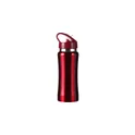 Variante rouge - Gourde personnalisable en acier inoxydable 600 ml - Serenaavec logo
