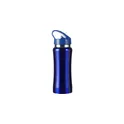 Variante bleu - Gourde personnalisable en acier inoxydable 600 ml - Serenaavec logo