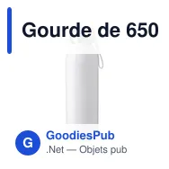 Gourde de 650 ml en acier inoxydable Cindy - Miniature 11