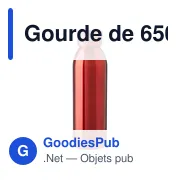 Gourde de 650 ml en acier inoxydable Cindy - Miniature 4