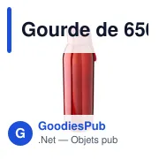 Gourde de 650 ml en acier inoxydable Cindy - Miniature 6
