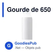 Gourde de 650 ml en acier inoxydable Cindy - Miniature 10