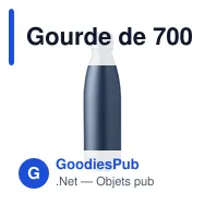 Gourde de 700 ml en acier inoxydable Makayla - Miniature 1