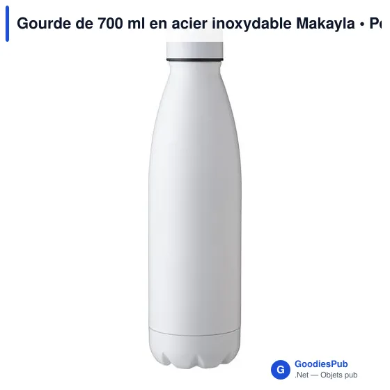 Gourde de 700 ml en acier inoxydable Makayla - Image 5