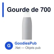 Gourde de 700 ml en acier inoxydable Makayla - Miniature 7