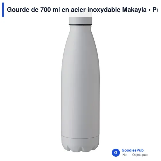 Gourde de 700 ml en acier inoxydable Makayla - Image 7