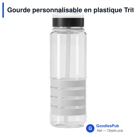 Gourde personnalisable en plastique Tritan 700 ml avec logo