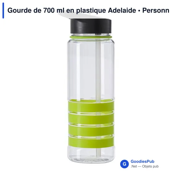 Gourde personnalisable en plastique Tritan 700 ml avec logo - Image 9