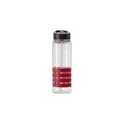 Variante rouge - Gourde personnalisable en plastique Tritan 700 ml avec logo