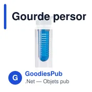 Gourde personnalisable en Tritan 700 ml avec logo - Jillian - Miniature 8