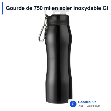 Gourde de 750 ml en acier inoxydable Giovanni