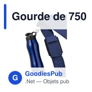 Gourde de 750 ml en acier inoxydable Giovanni - Miniature 4