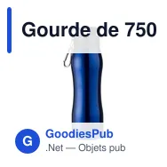 Gourde de 750 ml en acier inoxydable Giovanni - Miniature 6