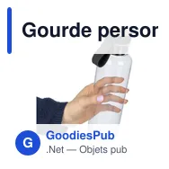 Gourde personnalisable 750 ml en rPET Aisling avec logo - Miniature 3
