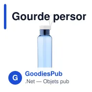 Gourde personnalisable 750 ml en rPET Aisling avec logo - Miniature 5