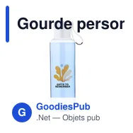 Gourde personnalisable 750 ml en rPET Aisling avec logo - Miniature 9
