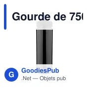 Gourde de 750 ml en rPET Olivian - Miniature 1