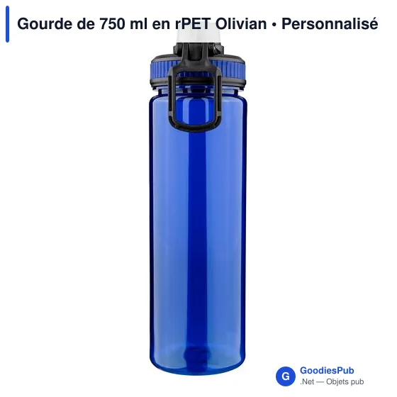 Gourde de 750 ml en rPET Olivian - Image 11