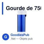 Gourde de 750 ml en rPET Olivian - Miniature 12