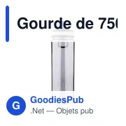 Gourde de 750 ml en rPET Olivian - Miniature 13