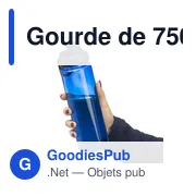Gourde de 750 ml en rPET Olivian - Miniature 17