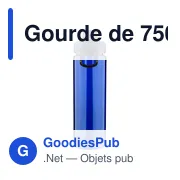 Gourde de 750 ml en rPET Olivian - Miniature 23