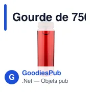 Gourde de 750 ml en rPET Olivian - Miniature 25