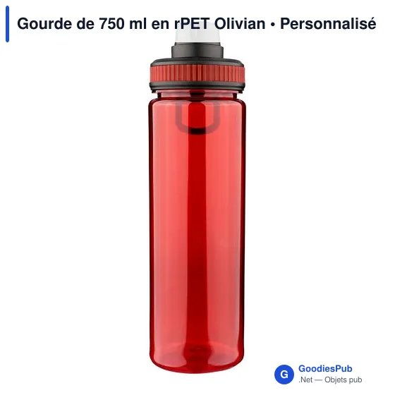Gourde de 750 ml en rPET Olivian - Image 25