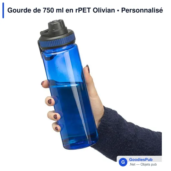 Gourde de 750 ml en rPET Olivian - Image 29