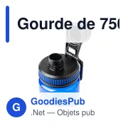 Gourde de 750 ml en rPET Olivian - Miniature 30