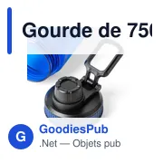 Gourde de 750 ml en rPET Olivian - Miniature 31