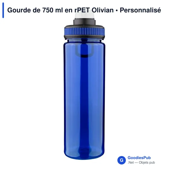 Gourde de 750 ml en rPET Olivian - Image 37