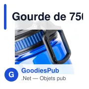 Gourde de 750 ml en rPET Olivian - Miniature 8