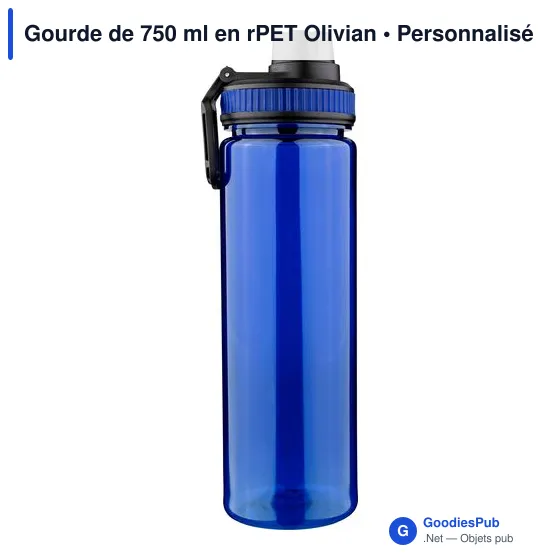Gourde de 750 ml en rPET Olivian - Image 10