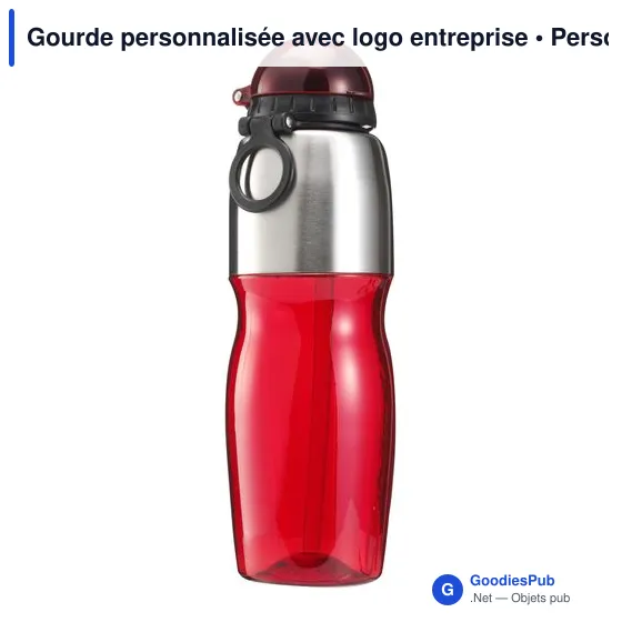 Gourde personnalisable en plastique 800 ml avec logo - Emberly - Image 1