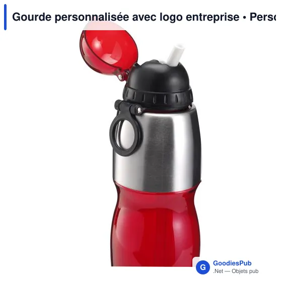 Gourde personnalisable en plastique 800 ml avec logo - Emberly - Image 3
