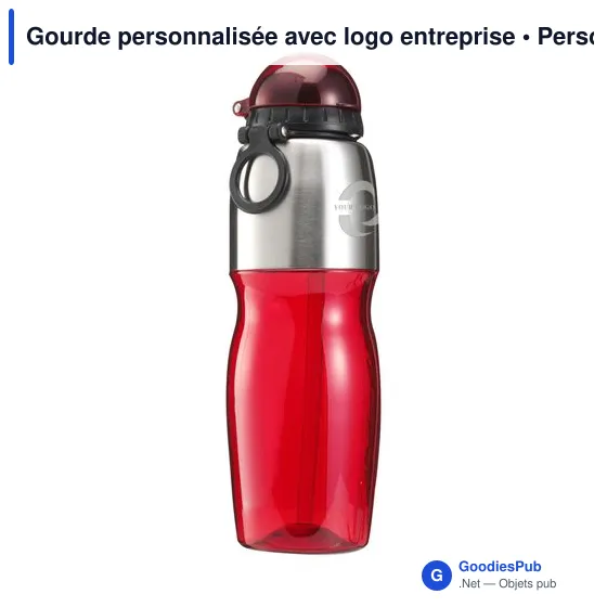 Gourde personnalisable en plastique 800 ml avec logo - Emberly - Image 5