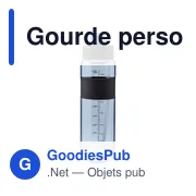 Gourde de 900 ml en Tritan Lyra - Miniature 1