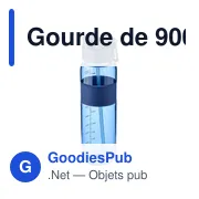 Gourde de 900 ml en Tritan Lyra - Miniature 2